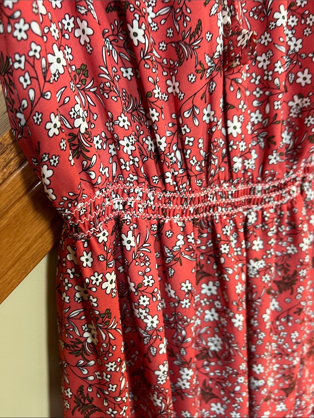 Sleeveless terracotta Floral Maxi Dress by  Max Studio - Picture 4 of 9